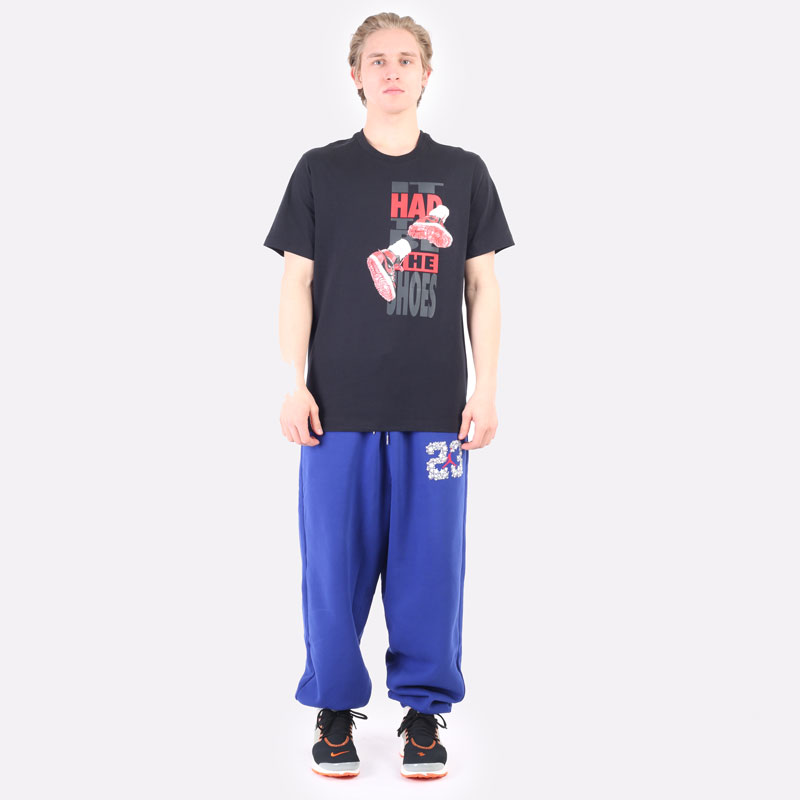 мужская черная футболка Jordan The Shoes T-Shirt DH8952-010 - цена, описание, фото 5